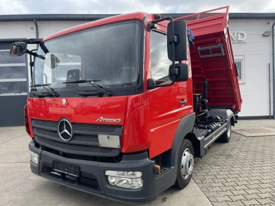 Mercedes-Benz Atego  818KIPPER KRAN NEU|HMF810K4|FUNK|GREIF|2xAHK
