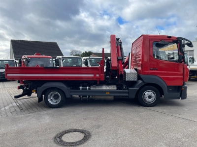 Mercedes-Benz Atego  818KIPPER KRAN NEU|HMF810K4|FUNK|GREIF|2xAHK