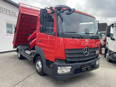 Mercedes-Benz Atego  818KIPPER KRAN NEU|HMF810K4|FUNK|GREIF|2xAHK