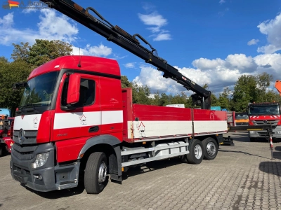 Mercedes-Benz Actors 2545  6x2 Pritsche Kran HIAB 166