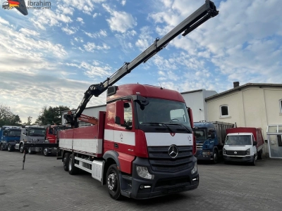 Mercedes-Benz Actors 2545  6x2 Pritsche Kran HIAB 166