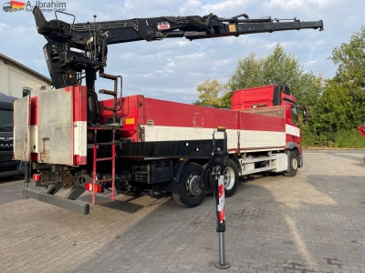 Mercedes-Benz Actors 2545  6x2 Pritsche Kran HIAB 166