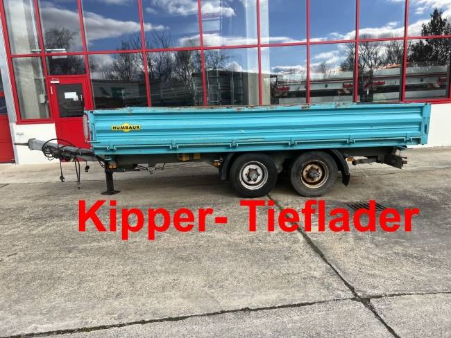 HUMBAUR HTK 10 50 24 Tandem Kipper- Tieflader