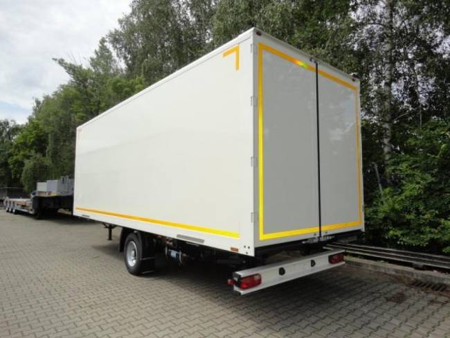 Möslein EK 1- D 7,3 1 Achs Kofferanhänger Durchladen, Neufahrzeug