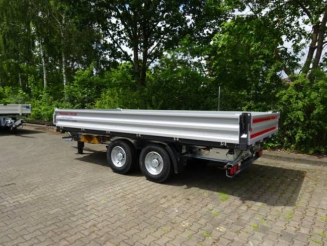 Möslein TTD11 weiß neuer Tandem 3- Seitenkipper Tieflader
-- Neufahrzeug --
