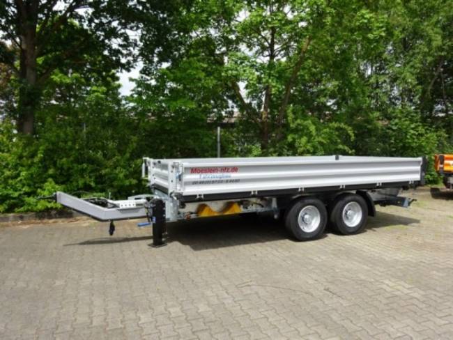 Möslein TTD11 weiß neuer Tandem 3- Seitenkipper Tieflader
-- Neufahrzeug --