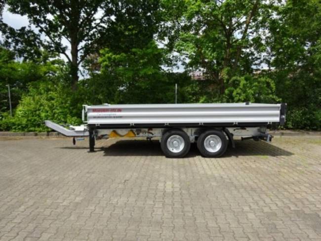 Möslein TTD11 weiß neuer Tandem 3- Seitenkipper Tieflader
-- Neufahrzeug --