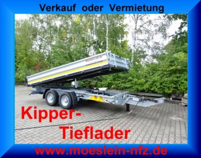 Möslein TTD 13 Verzinkt 13 t Tandem 3- Seitenkipper Tieflader
-- Neufahrzeug --