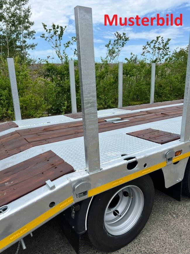 Möslein T 3-9,20 F 3 Achs Tieflader mit gerader Ladefläche 9 m, Neufahrzeug