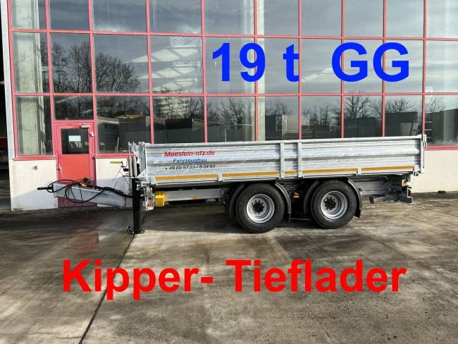 Möslein TTD 19 B 5,70 neuer 19 t Tandemkipper- Tieflader