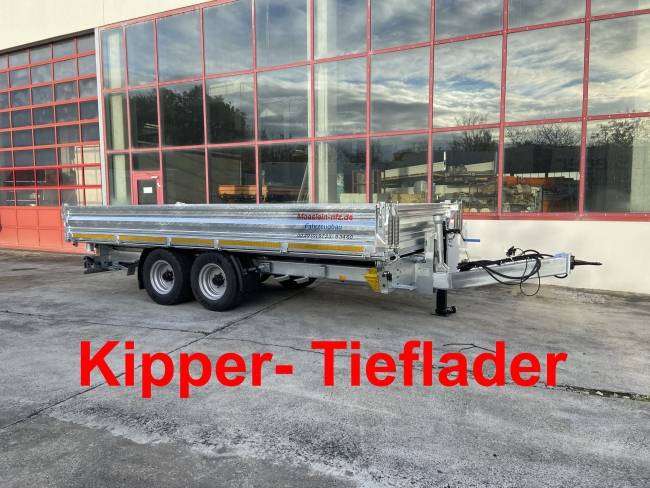 Möslein TTD 11 Breite Reifen  5,70 lang Kipper Tieflader, Breite Reifen, 5,70 m lang
-- Neufahrzeug --