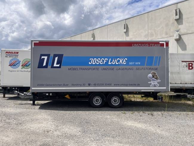 Möslein TKO 105 Schwebheim Tandem- Möbel Koffer- Anhänger