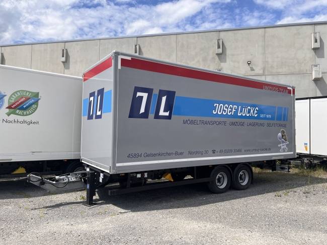 Möslein TKO 105 Schwebheim Tandem- Möbel Koffer- Anhänger