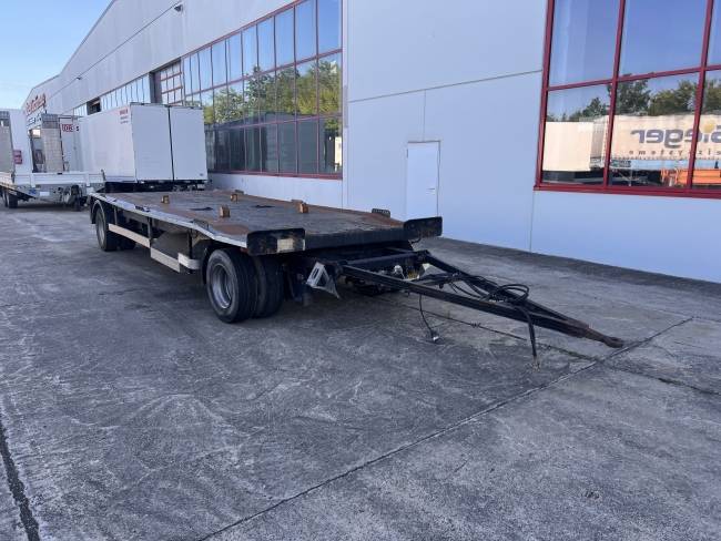 DINKEL DAC 18000 2 Achs Kombi- Anhänger für Abroll- oder Absetzmulden oder Tieflader